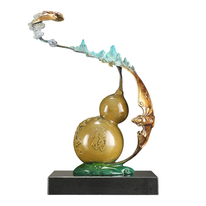 

Brass Wufu Linmen Creative Gourd Ornament