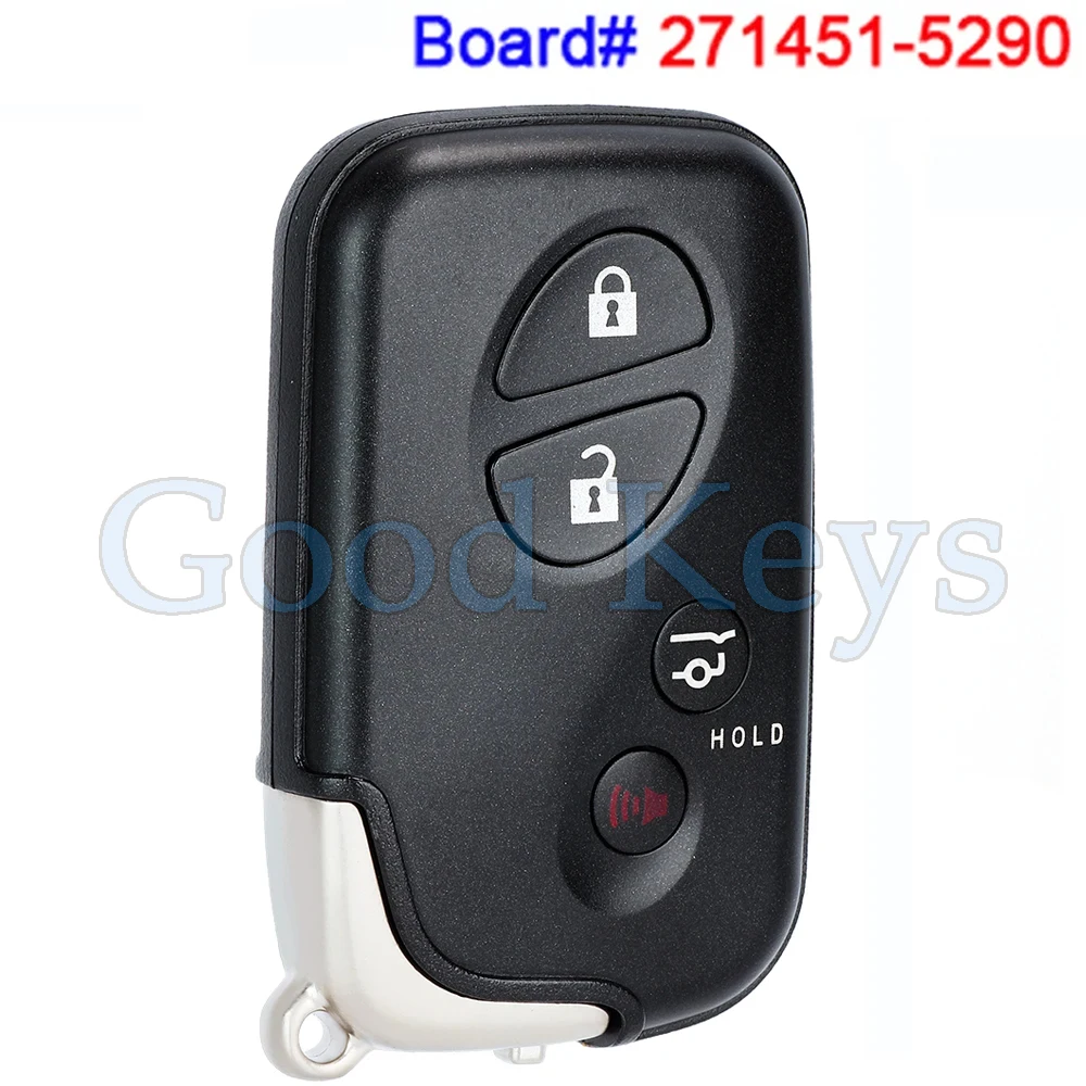 

KEYECU 271451-5290 Smart Keyless Remote Key Fob for Lexus RX350 2015 GX460 2010-2019 314.3MHz HYQ14ACX