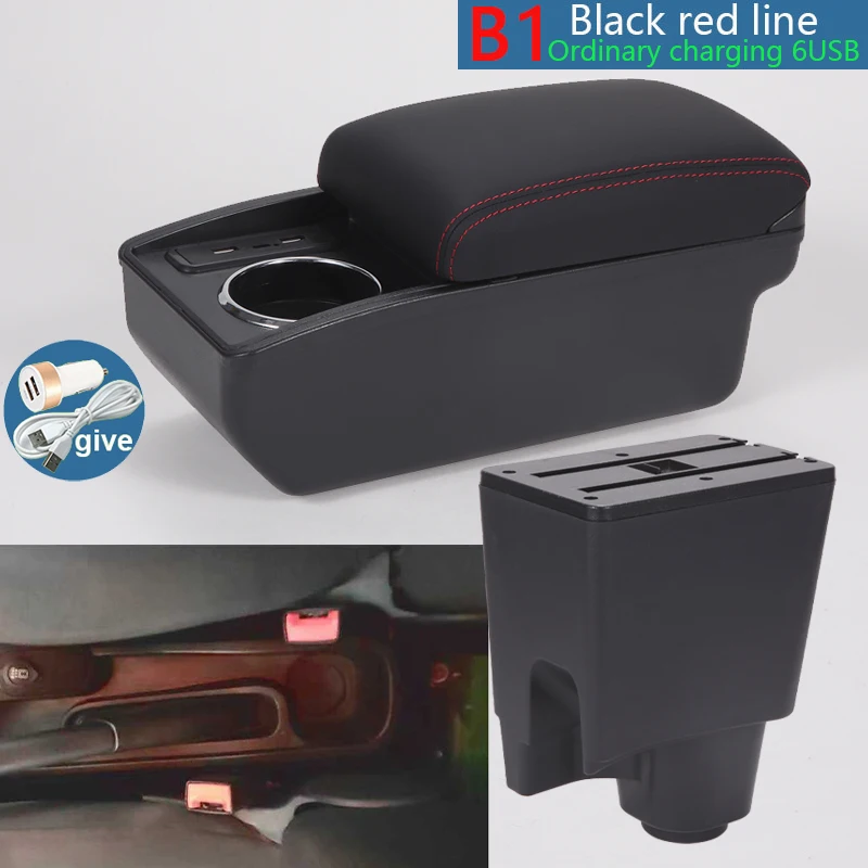 Voor Fiat Fiorino Armsteun Box Voor FIAT FIORINO Auto Armsteun Auto Opbergdoos Gewijd Retrofit onderdelen Interieur Auto Accessorie 2015