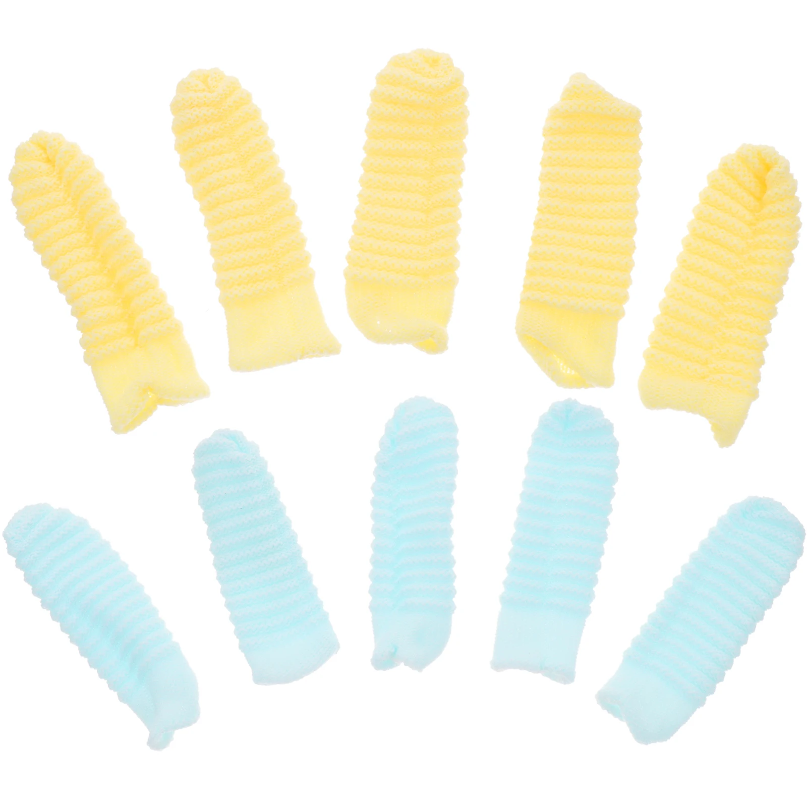 

10 Pcs Finger Toothbrush for Dogs Cats Pet Gloves Polyester Clean Tartar Plaque Dog Cat Toothpaste Small Pets Dental al Hygiene