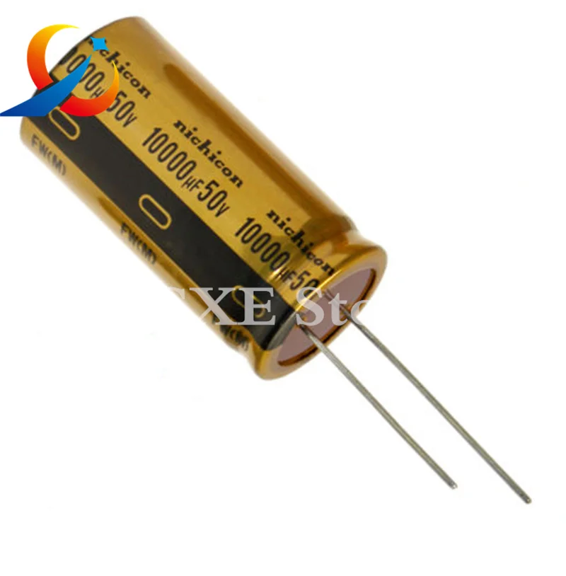 

2pcs NICHICON 10000UF 50V 25X50mm FW Series Hi-Fi Audio Capacitor UFW1H103MRD New and Original 50V10000UF 25*50MM