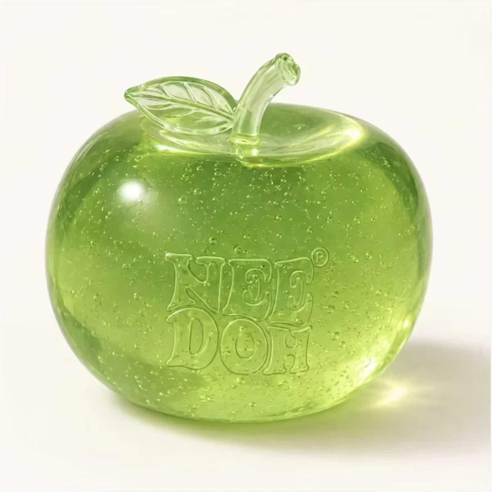 Needoh Apple Stress Ball Slow Rebound Squeeze Toy Relaxing and Interesting Gifts Squeeze Toy Soft Jelly Senses Gifts For Adult view 5