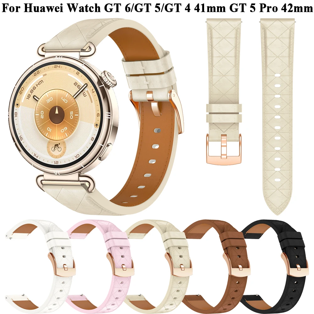 18 مللي متر حزام لهواوي ساعة GT 6 5 برو 42 مللي متر المرأة استبدال الفرقة لهواوي ساعة GT 6 GT 4 GT 5 41 مللي متر ساعة 5 42 مللي متر سوار