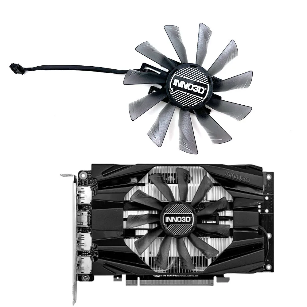 NEW CF-121015S INNO3D P106-100 FAN，For INNO3D RTX 2060、2060Super Compact Fan、INNO3D GTX 1660、1660Super、1660TI Compact fan