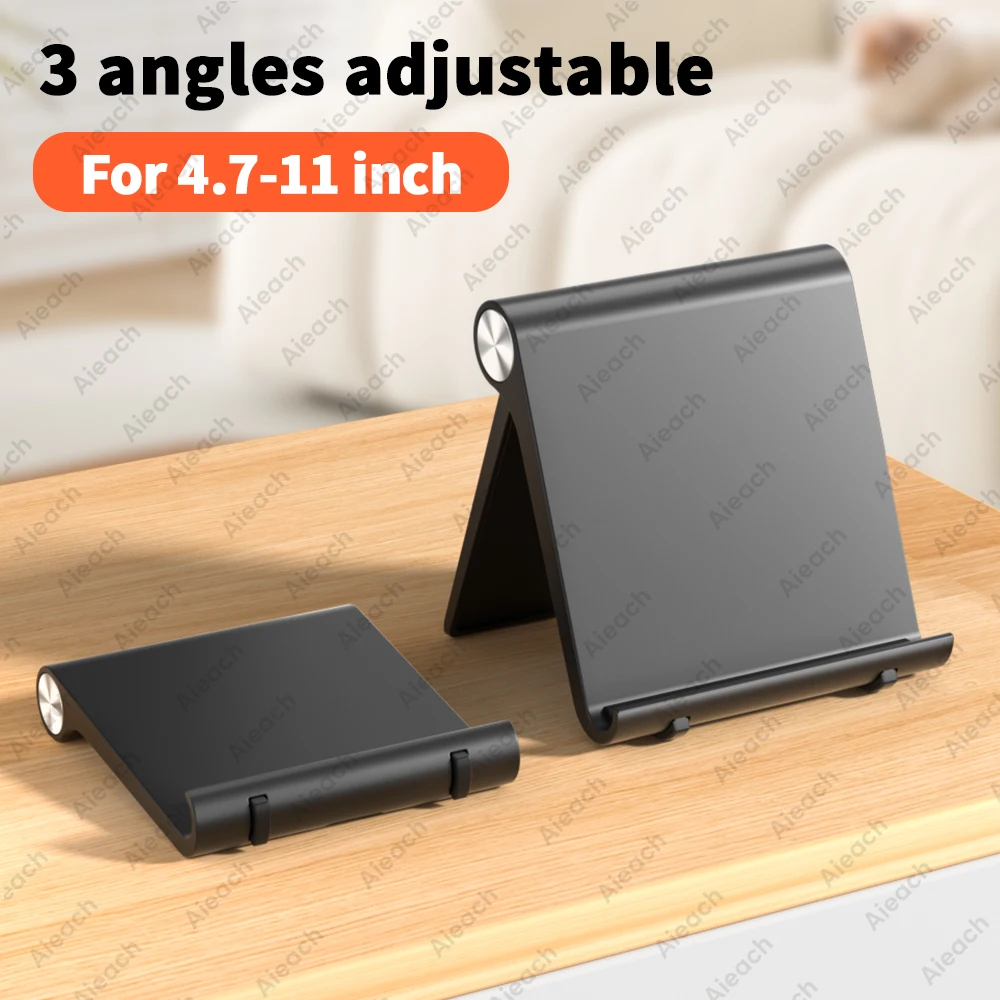 Adjustable Folding Tablet Stand Holder for iPad 7.9 to 11 inch Xiaomi Samsung Tablet Bracket Mobile Phone Desktop Support