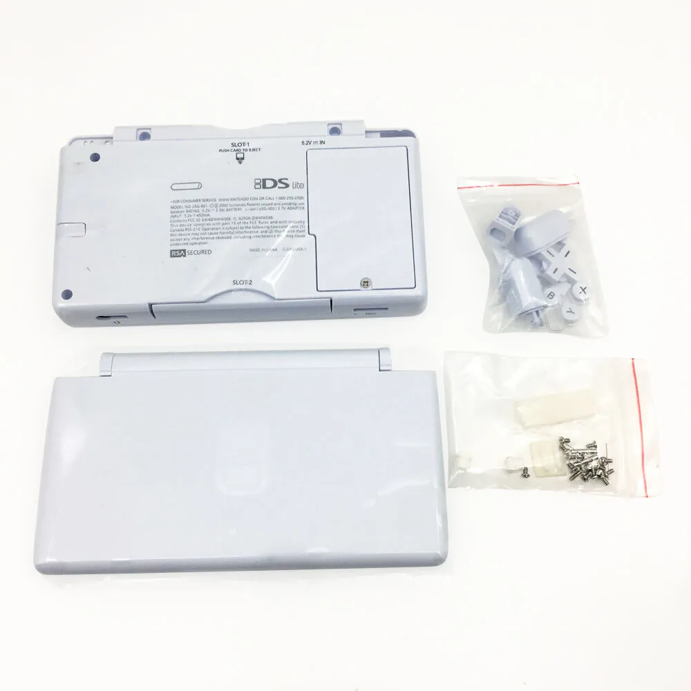 

Replacement White Full Set Housing Shell Screwdriver Kits For DS Lite NDSL Consle Case