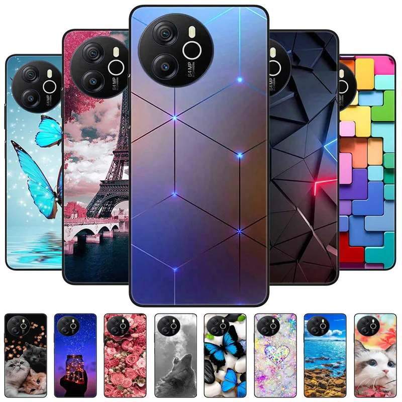 Etui Blackview Shark 8 Cute Cartoon Painted Soft TPU Silicone Back Cover dla Black view Shark 8 4G Phone Cases Shark8 6.78'' — zdjęcie 2