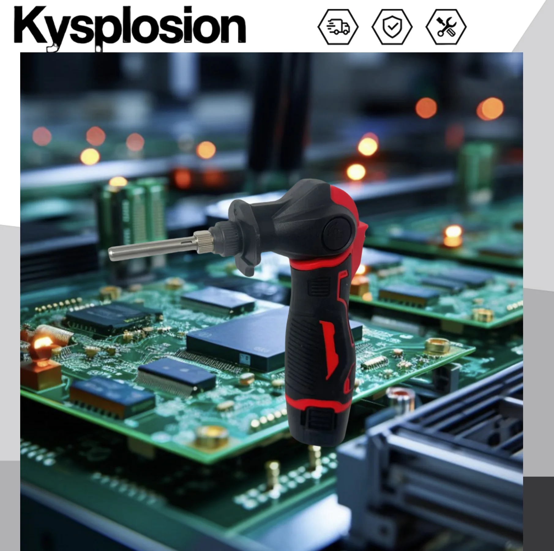 

12V lithium battery-powered rapid heating electric soldering iron-portable household welding device with battery charger tools