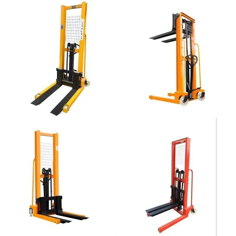 Manual Pallet Stacker Hydraulic Forklift Lift 1000kg 2000kg 3000kg Height Range 1100mm to 3500mm Heavy Duty Warehouse