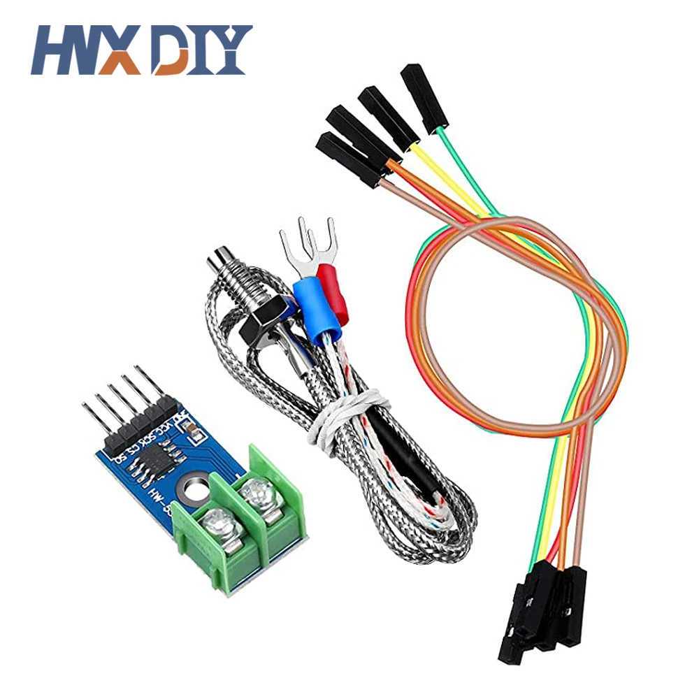 5sets DC 5V MAX6675 Module + K Type Thermocouple Temperature Sensor M6 for Arduino Raspberry Pi