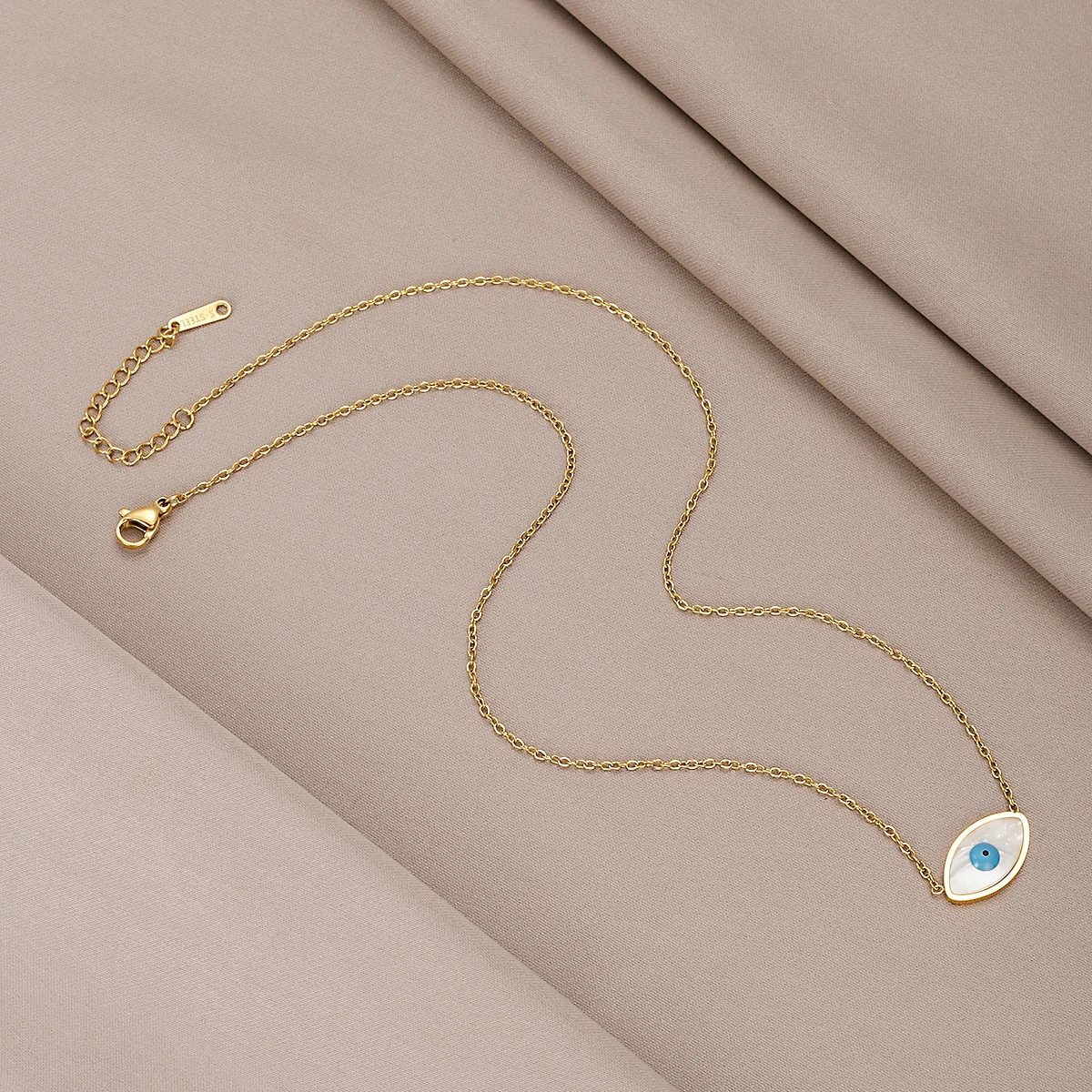 Fashion Evil Eye Pendants Necklaces for Women Goth Stainless Steel Choker Necklace Vintage Turkish Eye Neck Chains Jewelry 2022
