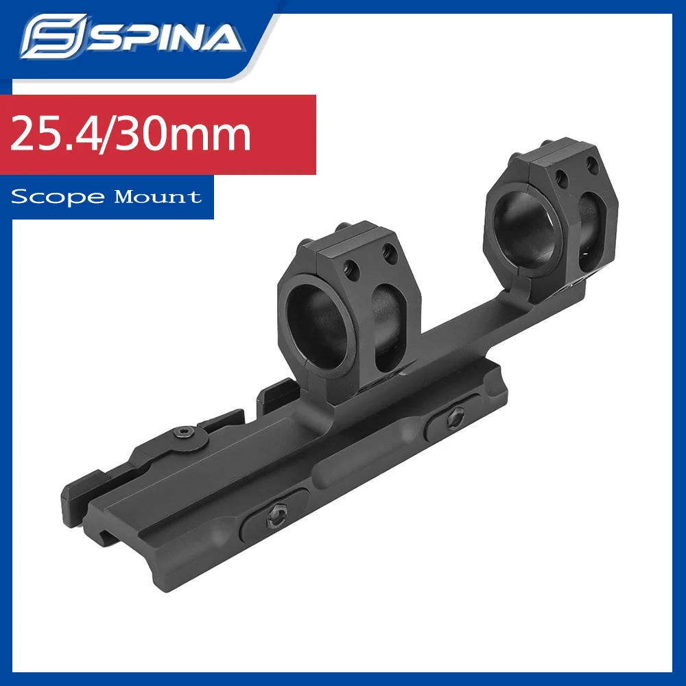 SPINA OPTICS 30mm/25.4mm QD Mount Scope Rings Tactical Hunting Riflescope 20mm Picatinny Scope Aluminum M4 AR15 Recoil.308.556