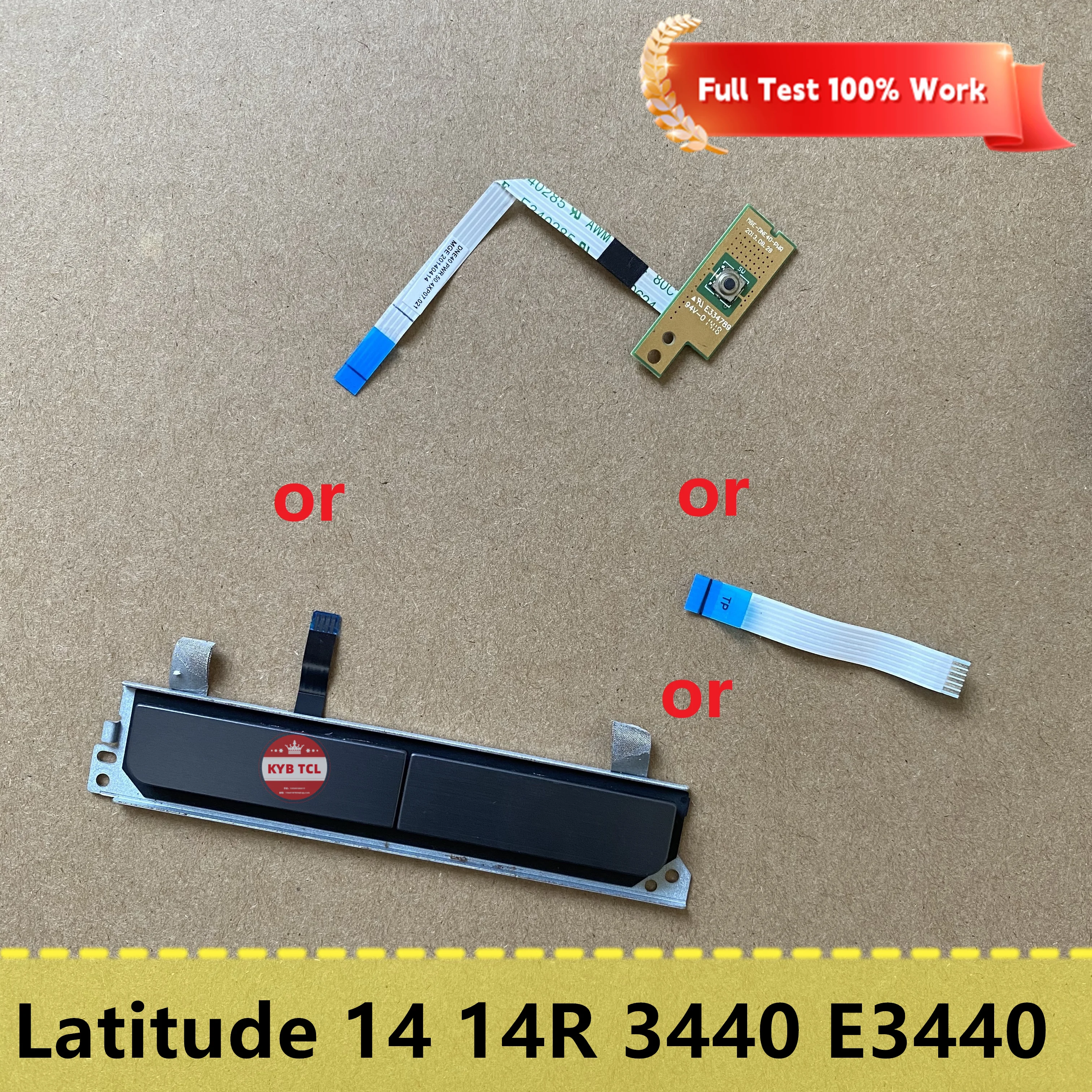 For Dell Latitude 14 14R 3440 E3440 Laptop Power Button Board + cable Or Touchpad Cable Or Mouse Button Board DNE40 50.4XP07.021