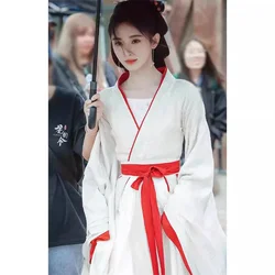 Hanfu abbigliamento donna foto abbigliamento antico Wei Jin cold fairy miglioramento elegante Hanfu