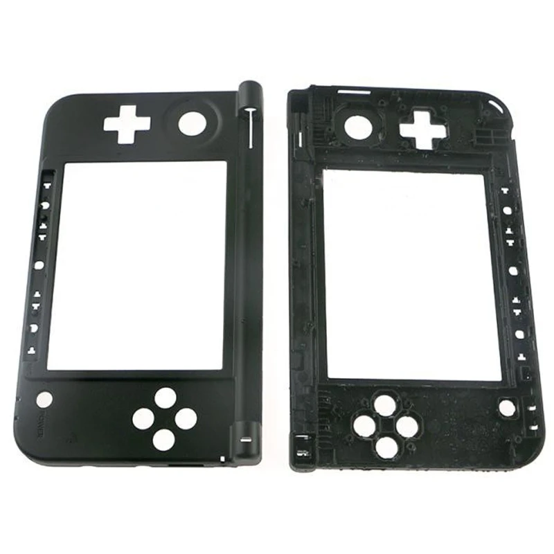 Kits reemplazo marco medio, carcasa para cubierta inferior consola para consola juegos 3DS XL