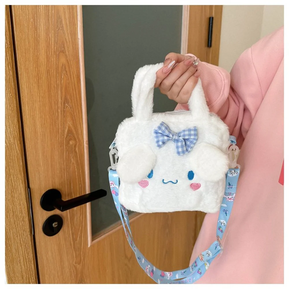 Bolsa macia bonito da boneca dos desenhos animados da menina, saco crossbody fresco pequeno do nível alto da aparência