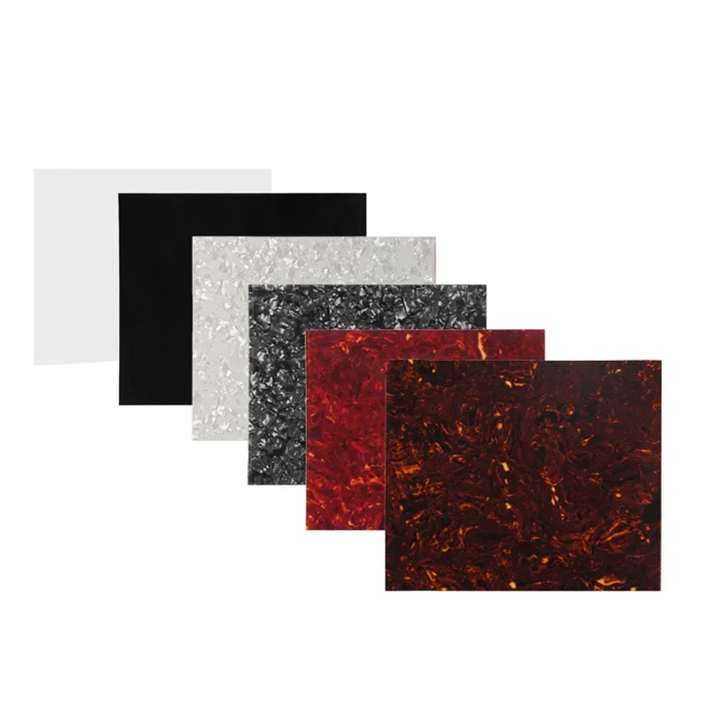 Пустой лист накладки для гитары, пустой акустический лист накладки из ПВХ «сделай сам», защитная пленка 20x17 см, двойное высокое качество