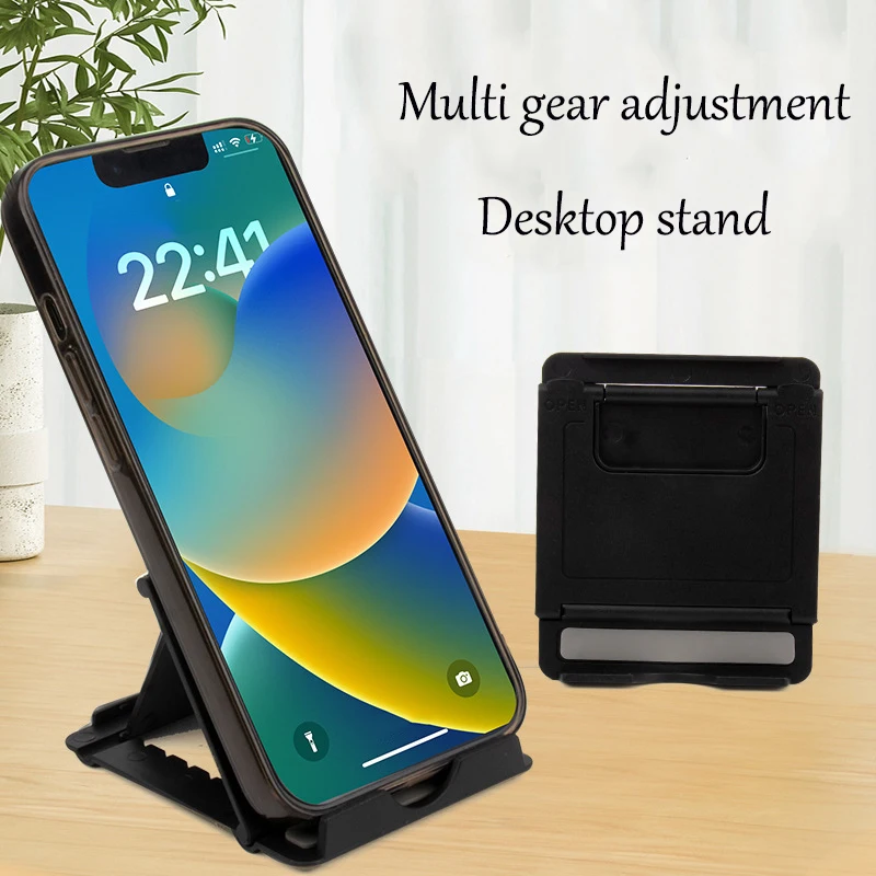 Phone Holder Desk Stand For Your Mobile Phone Tripod Bracket Plastic Foldable Support For IPhone IPad Tablet Xiaomi Huawei P30