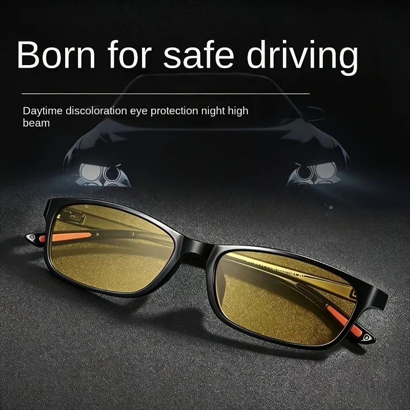 Day and Night -use Light-sensitive Glasses, Made of Ultra-lightweight Materials with Blue Light Blocking Properties