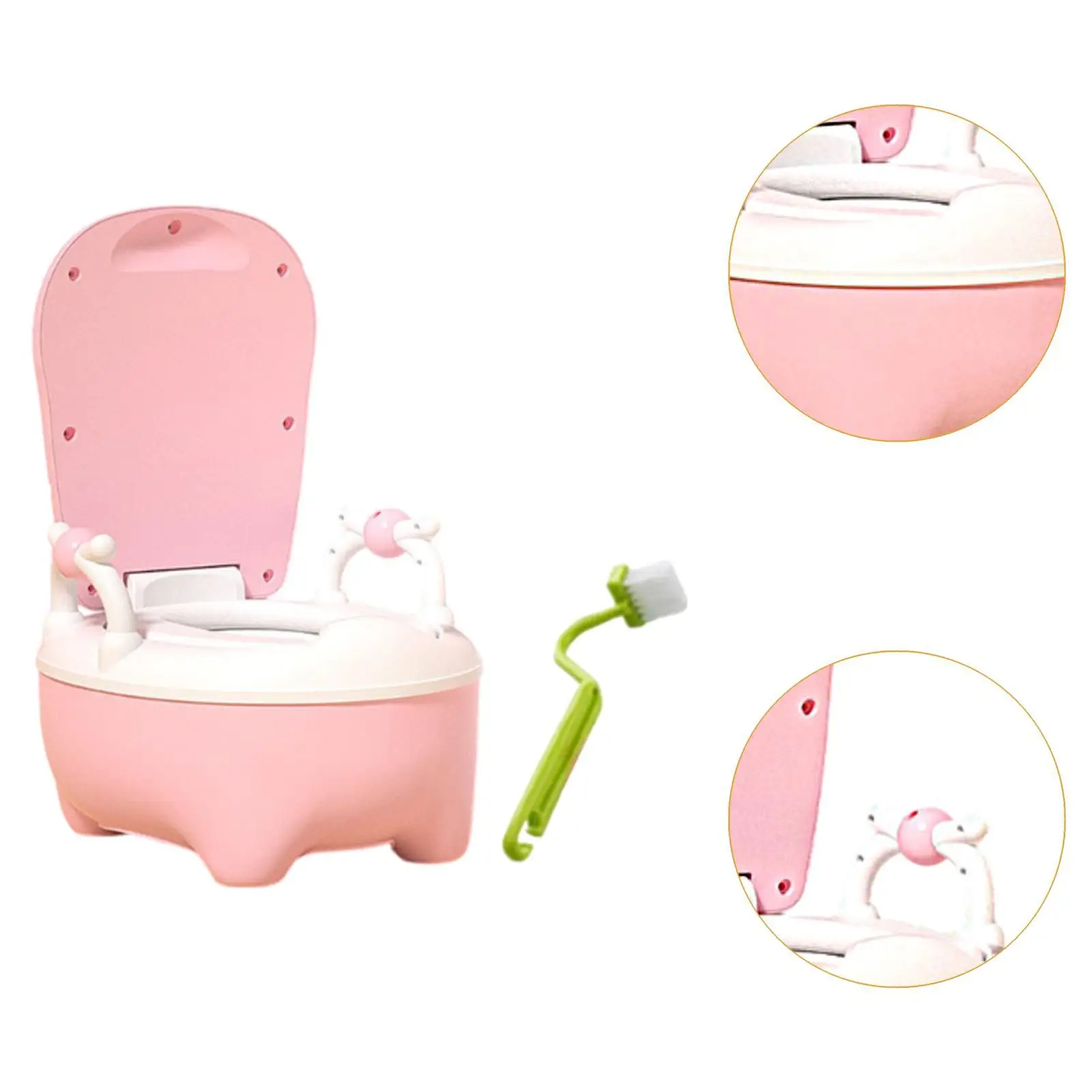 Toilet Training Potty Larger Potty Chair Cartoon Design Comfortable Realistic