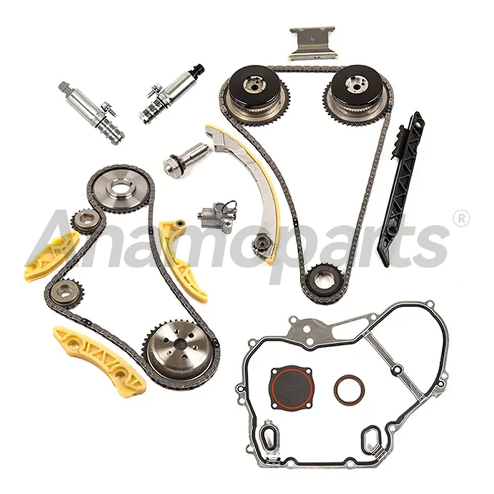 Timing chain water & oil pump kit VCT for 09-17 GM BUICK Lacrosse Chevrolet GMC  Pontiac 2.2L 2.4L L4 16v DOHC 24461834