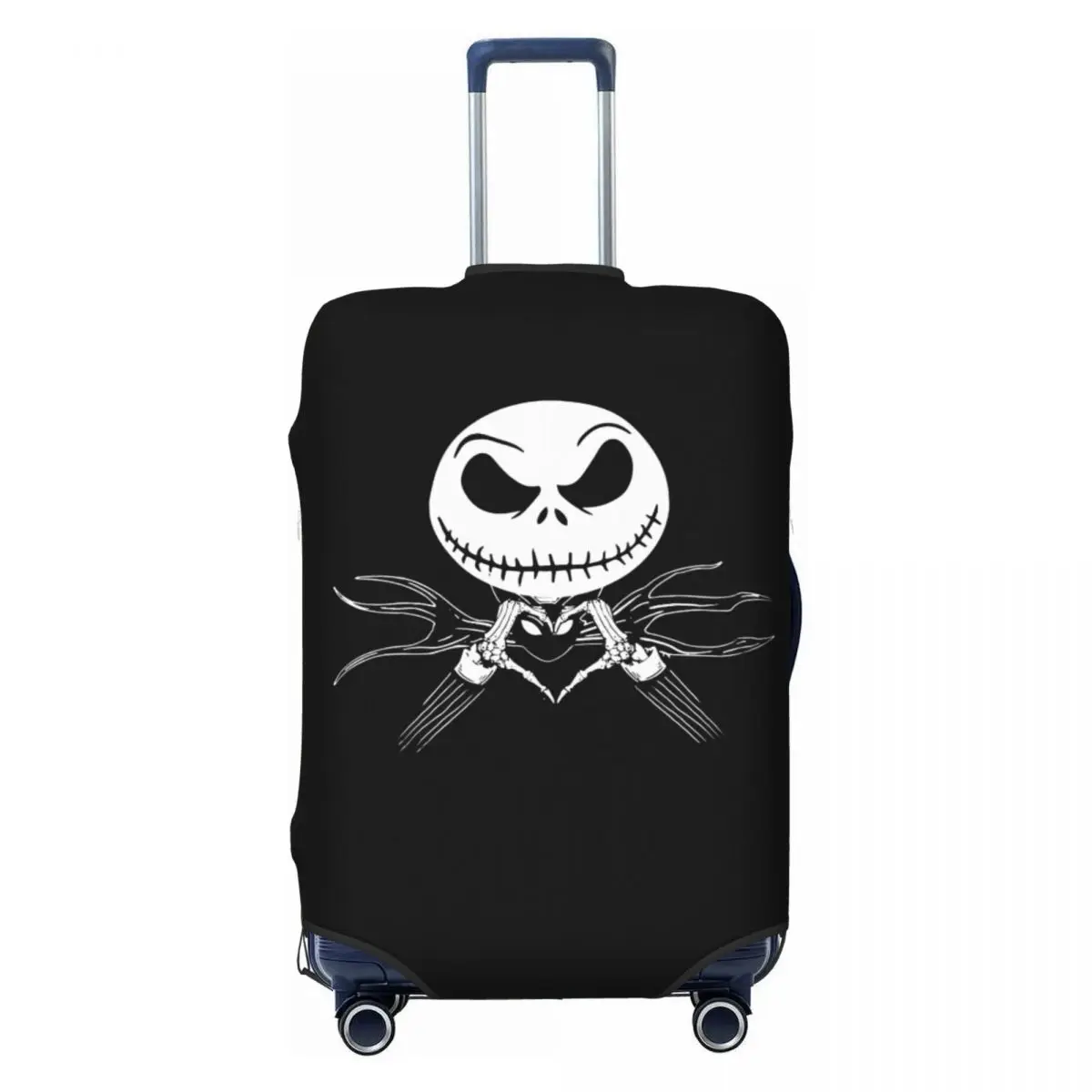 

Custom Nightmare Before Christmas Travel Luggage Cover Washable Suitcase Cover Protector Fit 18-32 Inch