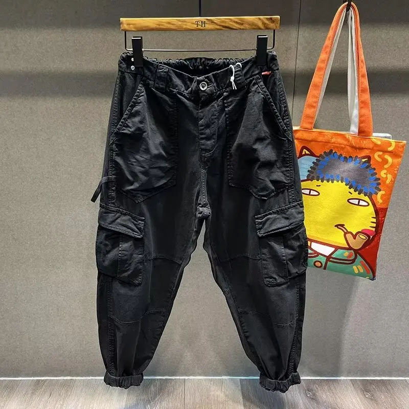 

Casual Workwear Pants Men's Spring Autumn New Sle American Retro Paratrooper Loose Fit Trousers Youthful Energy Sle