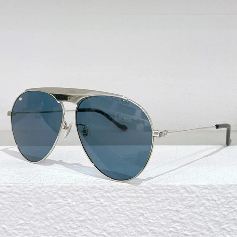 

Classic Punk Pilot Sunglasses Women For Men Luxury Brand Designer Sun Glasses Popular Vintage Big Frame Metal Eyeglasses UV400