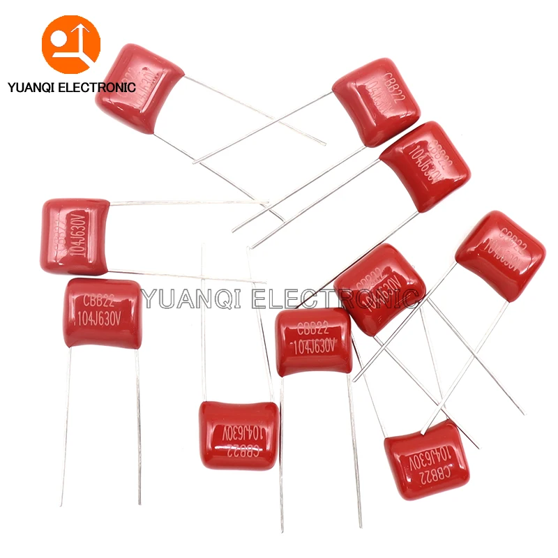 10pcs 63V 100V 250V 400V 450V 630V 2000V 103J 104J 105J 155J 223J 224J 225J 334J 474J 475J CBB Polypropylene Film Capacitor