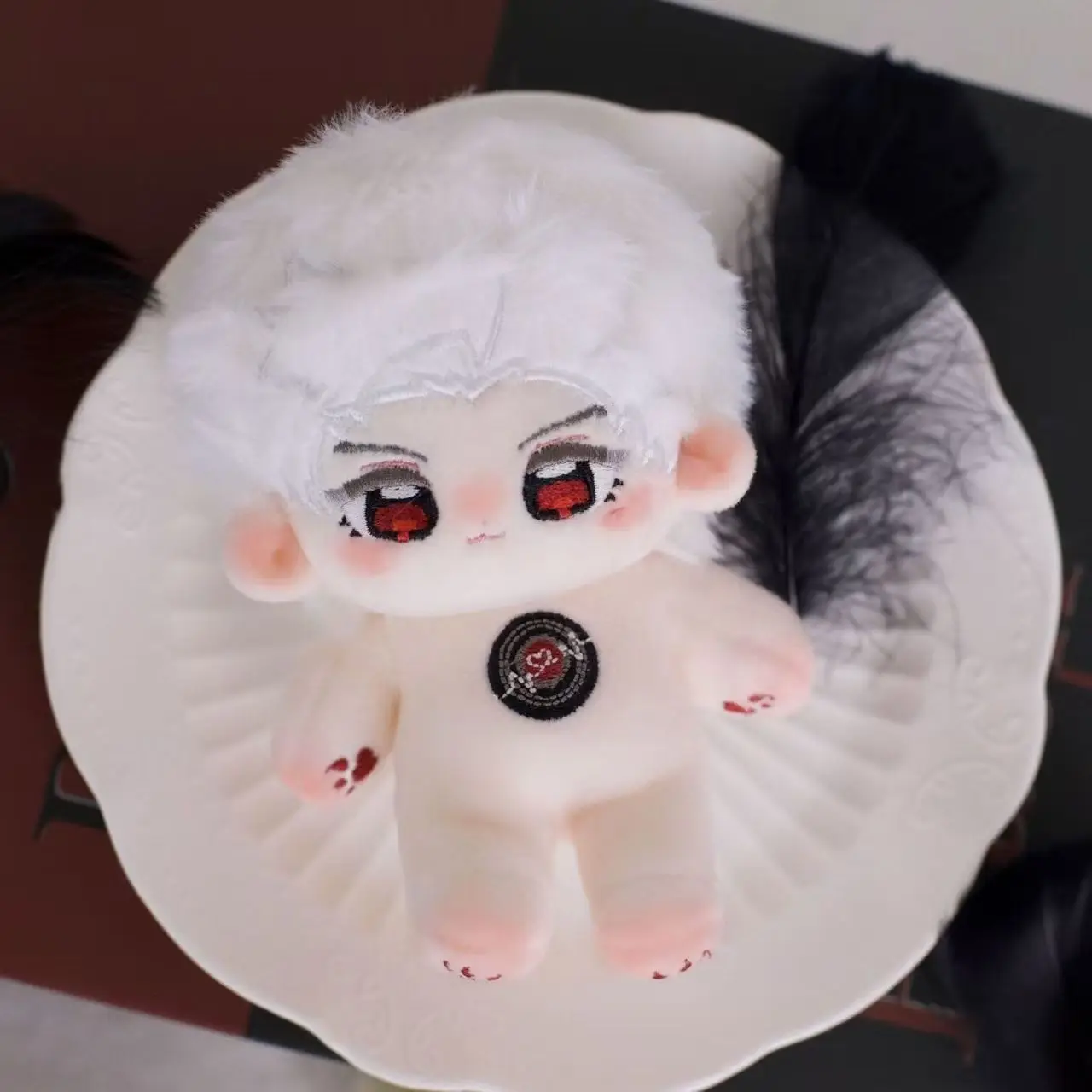 Mini poupée Zayne Love and Deepspace de 10cm, figurine de dessin animé en peluche en coton, jouet en peluche, marionnette Cosplay Kawaii, pendentif mascotte, cadeaux de noël