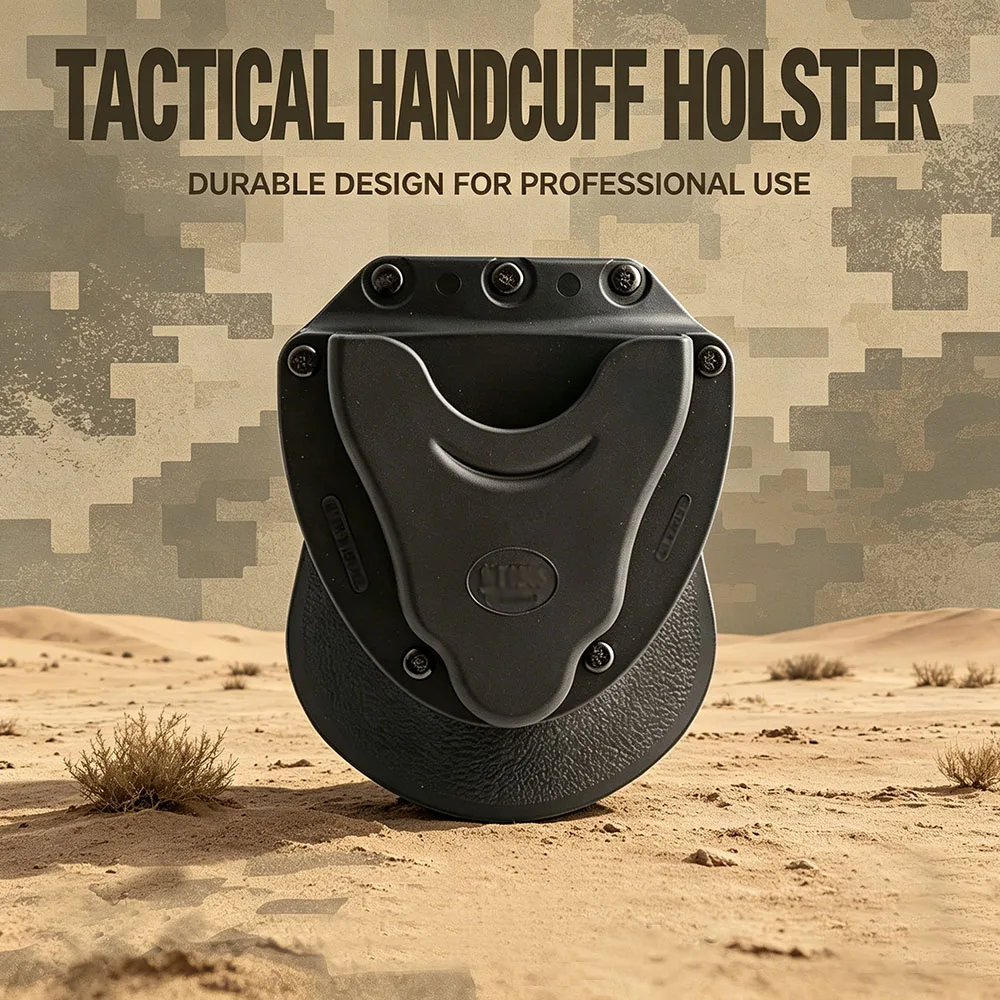 

Tactical MOLLE Handcuff Holster Belt-Style Handcuff Holster Quick-Release Handcuff Holster, Suitable for a Variety of Scenarios