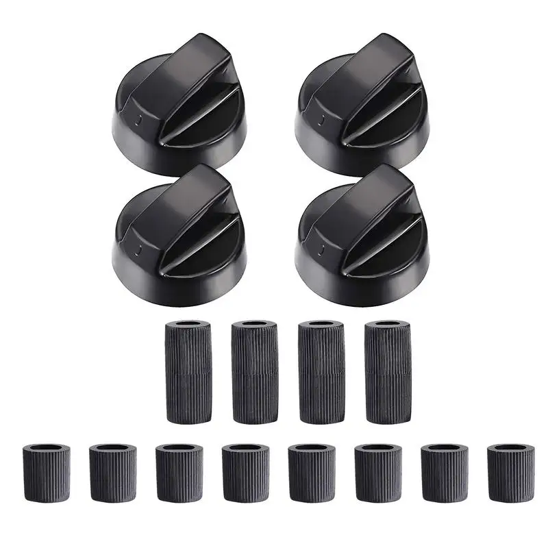 4 Sets Of Stove top Control Knobs universal Thermostat Stove Button Knobs Accessories For Home Kitchen Cookers