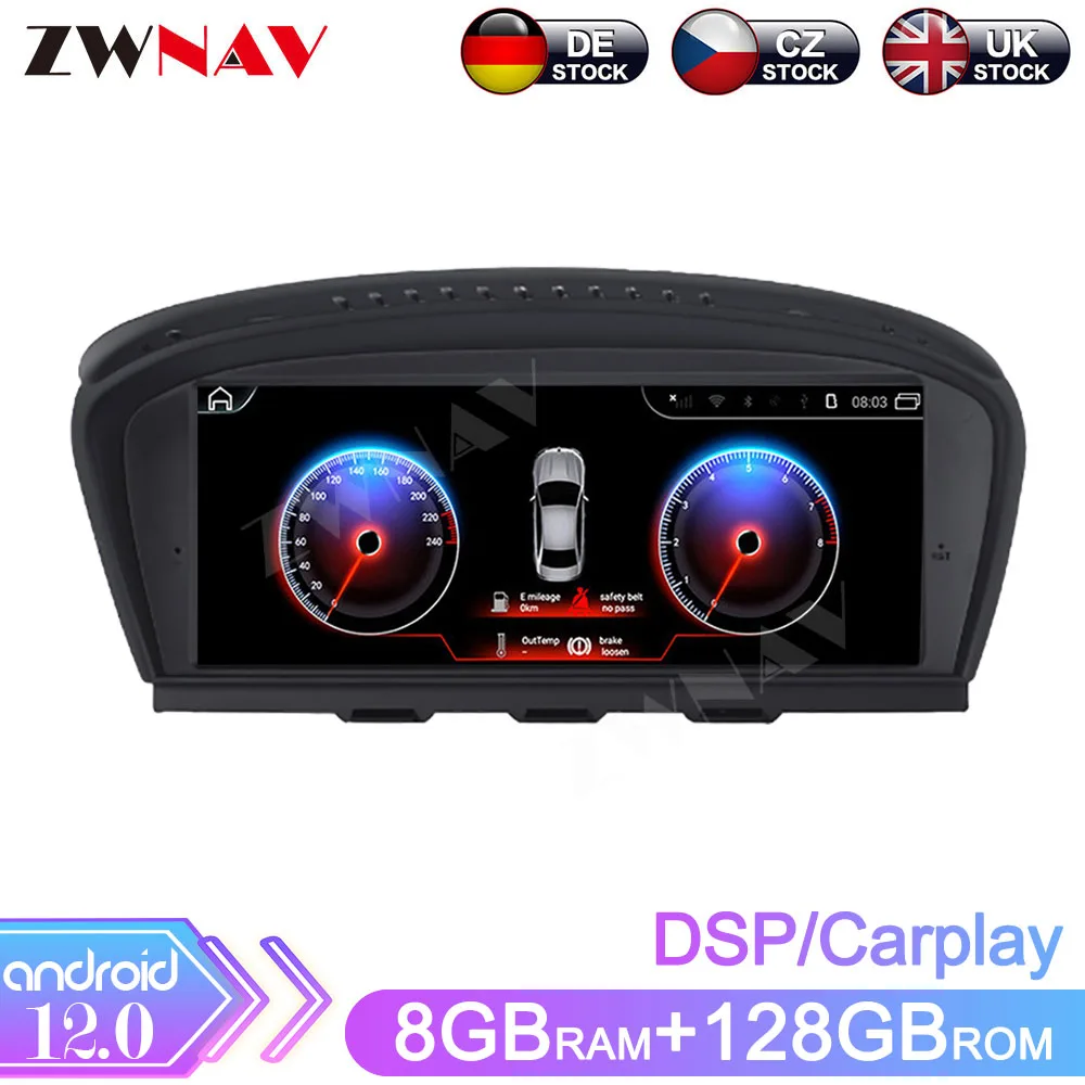 PX6 Wireless Apple CarPlay Android 12.0 Car Radio multimedia Player GPS Navi Head Unit For BMW 5seris E60 E61 E63 2008 2009 2010