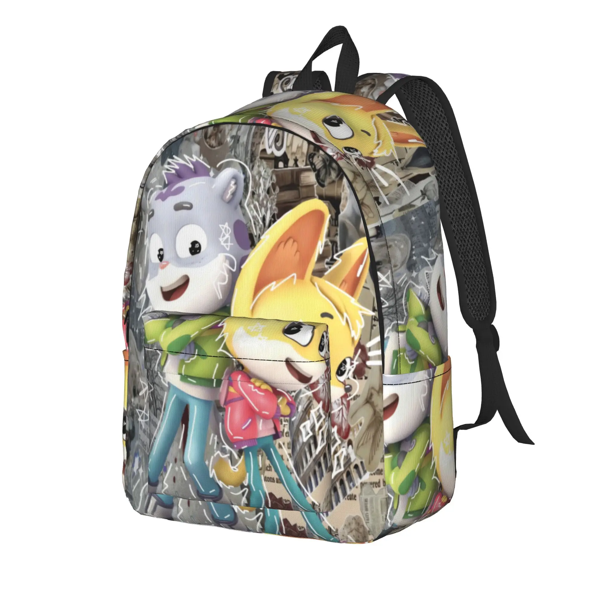 The C-Creature Cases Backpack Unisex  Durable Backpacks Polyester Aesthetic School Bags Workout Design Rucksack
