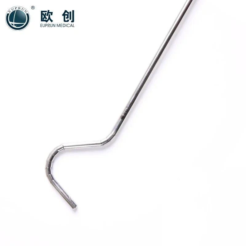 ¡Nuevo y Original! Instrumentos laparoscópicos reutilizables, retractor de hígado de dedo dorado