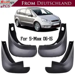 Mud Flaps Mudguards Splash Guards Fender Protector Set For Ford S-Max Mudflap Mudguard 2006 - 2009 2010 2011 2012 2013 2014 2015