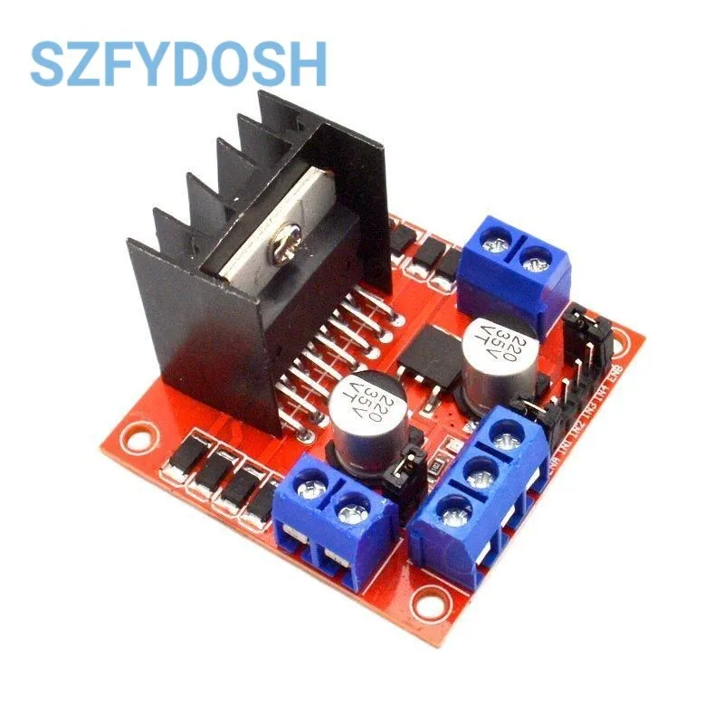 L298N Driver Board Module L298N Stepper Motor Smart Car Robot Breadboard  High Power L298 DC Motor Driver