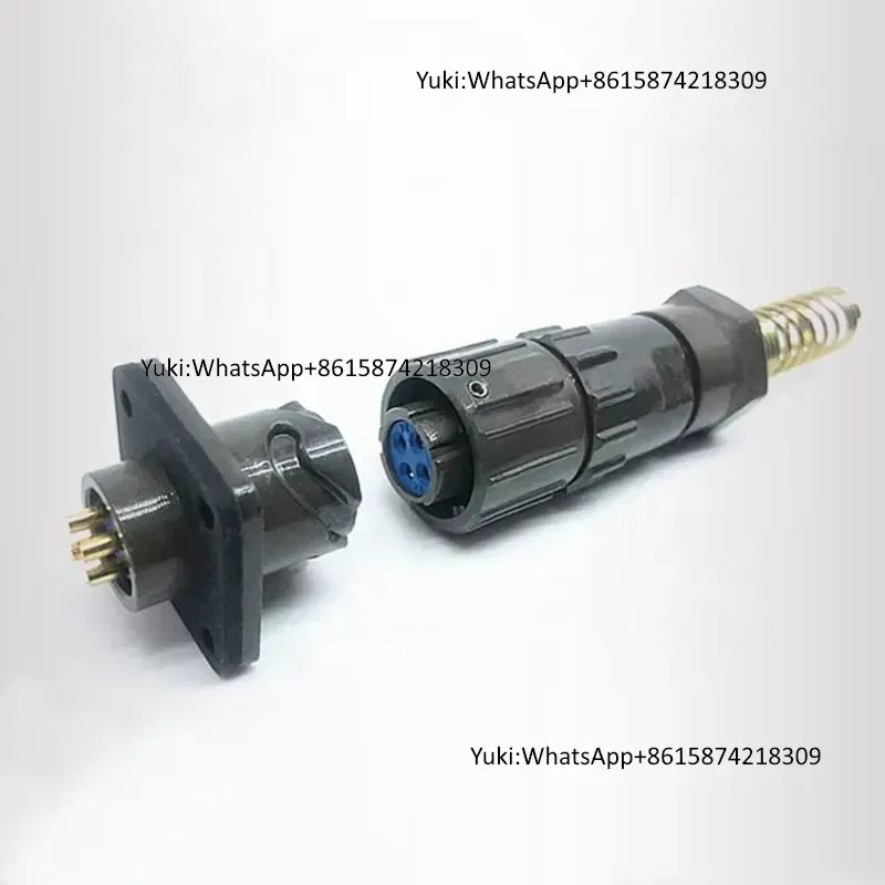 

IP67 Waterproof 4Pin Copper Contracts FQ14-4TK/4ZJ Sealed Metal Male Female Plug Socket Aviation Connector for Cable
