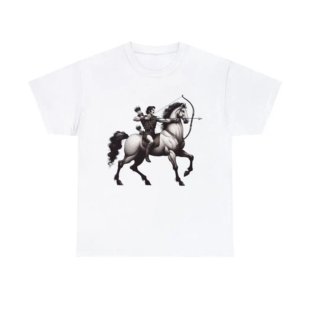 Vintage Horseback Fantasy Horse Retro Style Graphic T-shirts for Men Clothing Women Short Sleeve Tees High Quality 100%Cotton