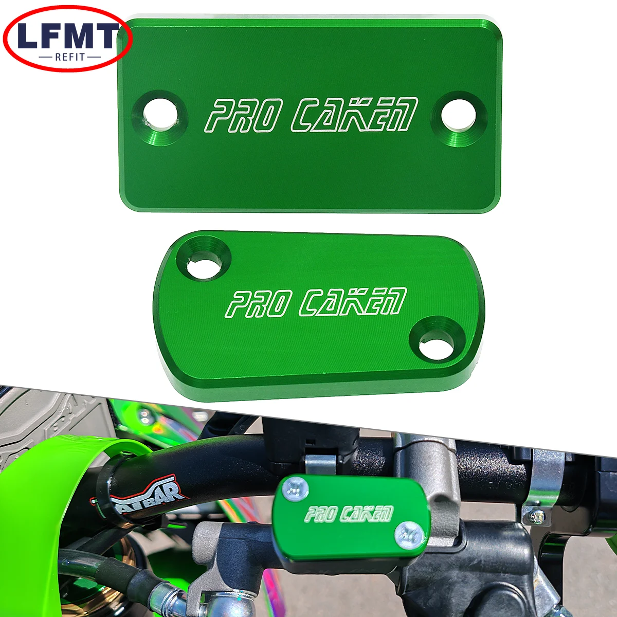 Motorrad CNC Vorderer Brems- und Kupplungsflüssigkeitsbehälter-Deckel für Kawasaki KX125 KX250 250F 450F KLX450R für Suzuki RM RMZ 125 250