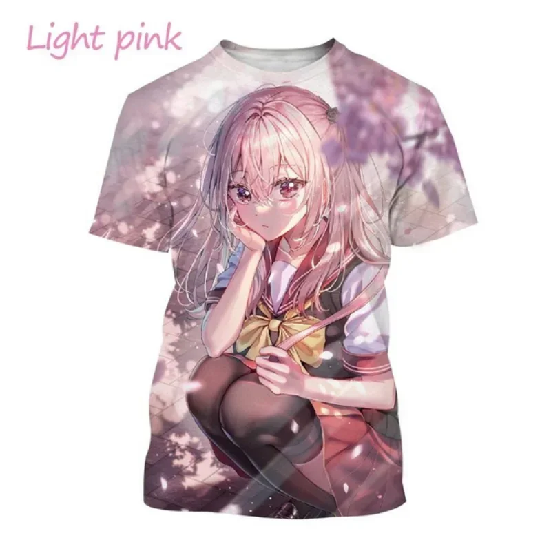 New My Dress-Up Darling 3D Print T-shirt Fashion Personality Men Clothing Marin Kitagawa Cute Beautiful Girl Graphic T Shirt