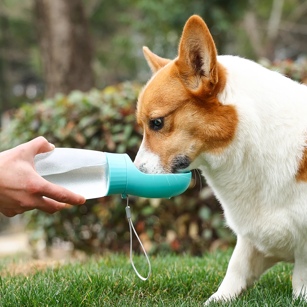 Pet Supplies Hours - Garrafa de água portátil para cachorro,
