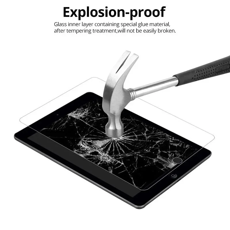 2Pcs 9H Tempered Glass Screen Protector For Samsung Galaxy Tab S7 S6 Lite S5E S4 S3 S2 8.0 9.7 10.4 10.5 11 Inch Tablet HD Clear