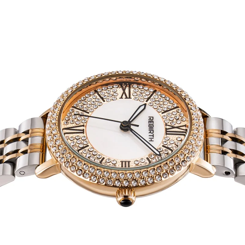 REBIRTH D038 หญิงนาฬิกาผู้หญิงนาฬิกาสุภาพสตรีนาฬิกาข้อมือควอตซ์มือ часынару