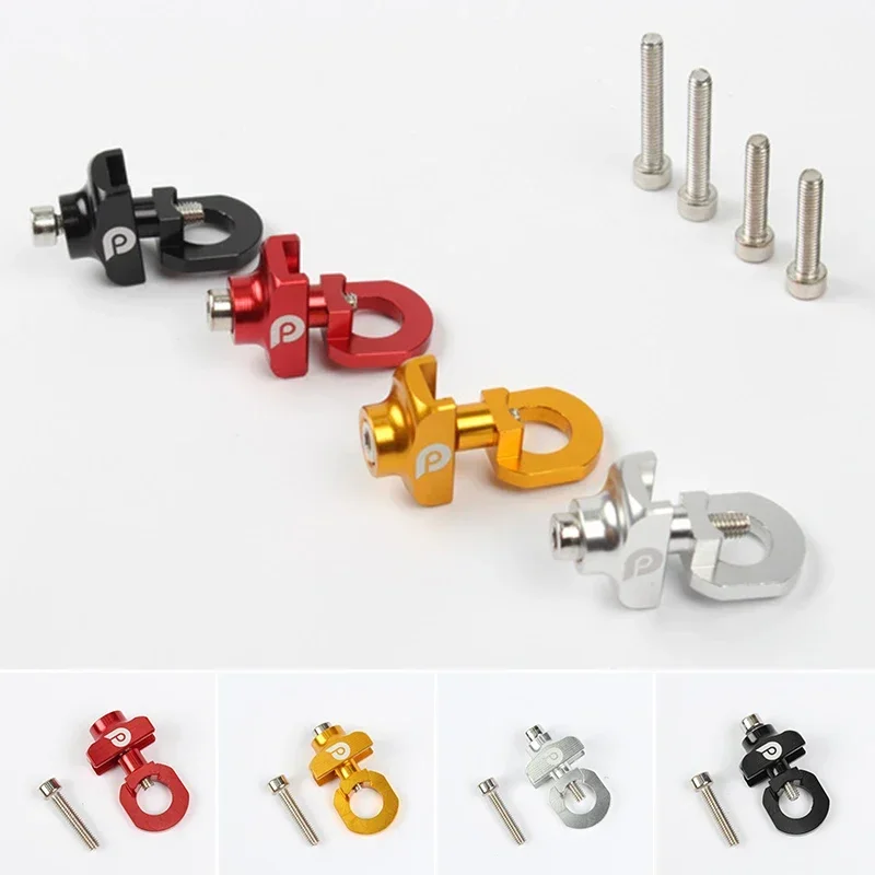 New Bicycle Chain Adjuster Tensioner Fastener Aluminum Alloy Suitable For 14Inch Single Speed Bikes Fixie Bike Tools Accesseries