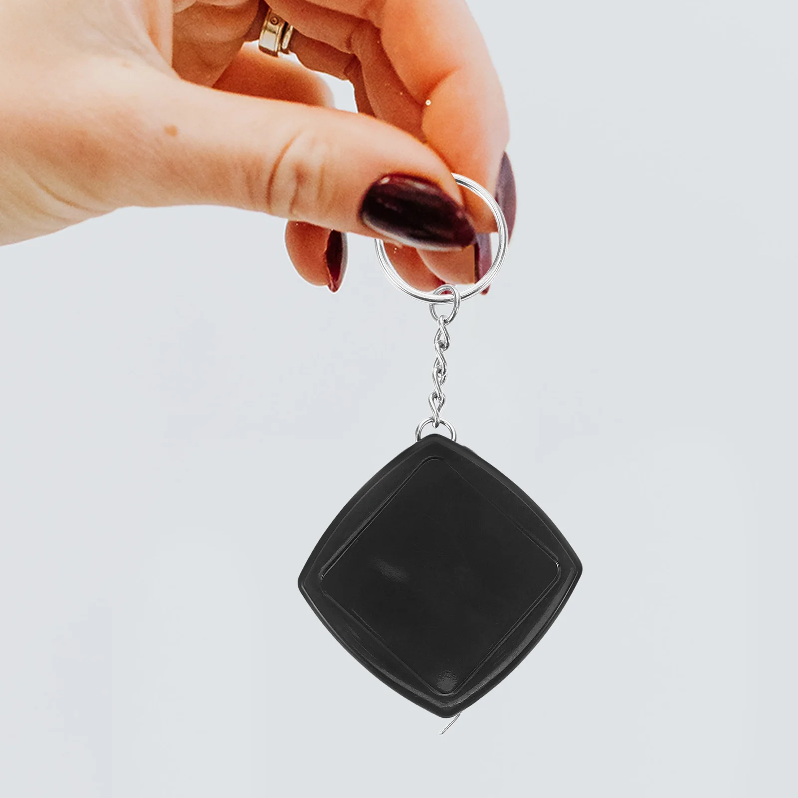 

2Pcs Tiny Tape Measure Keychain Pocket-Sized Durable Stylish Practical Functionality Daily Measurement Needs Mini Measuring Tape