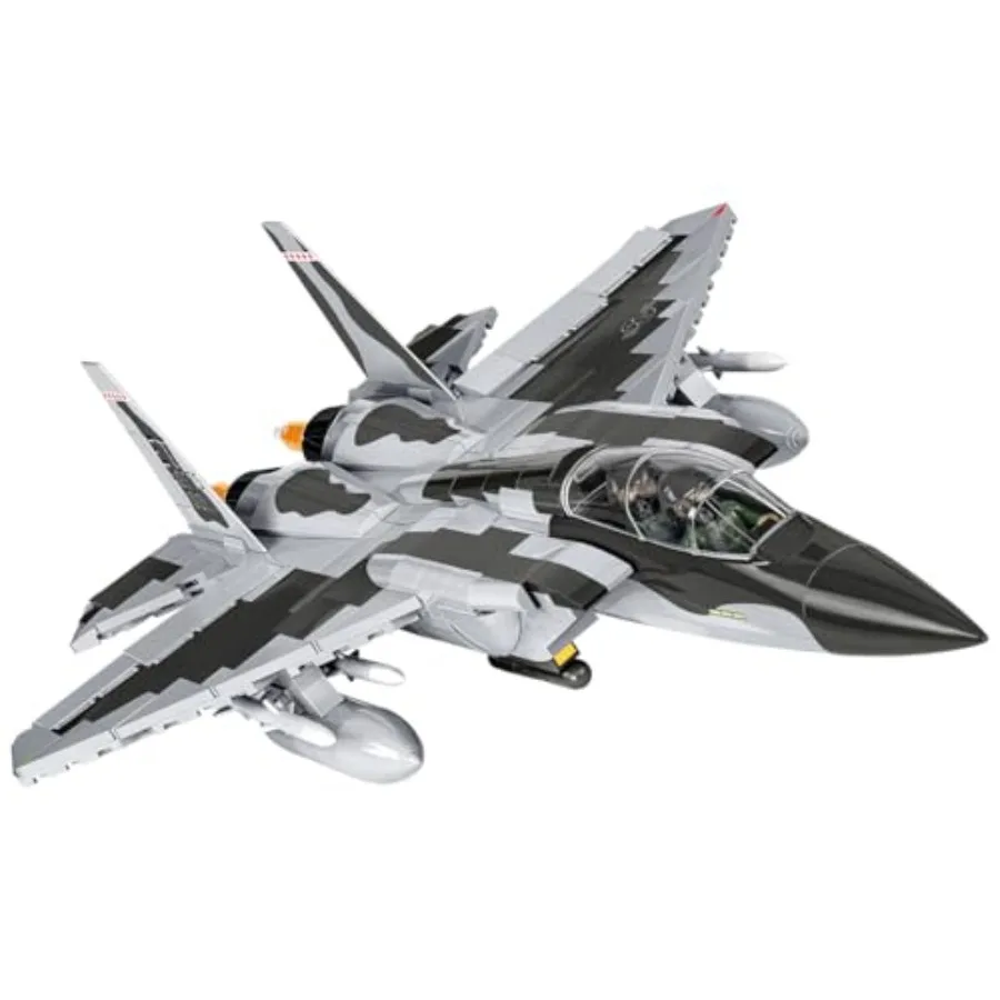 

Armed Forces Boeing F-15EX Eagle II Aircraft Building Set, 739 Pieces, ABS plastic, gray, snap-fit assembly