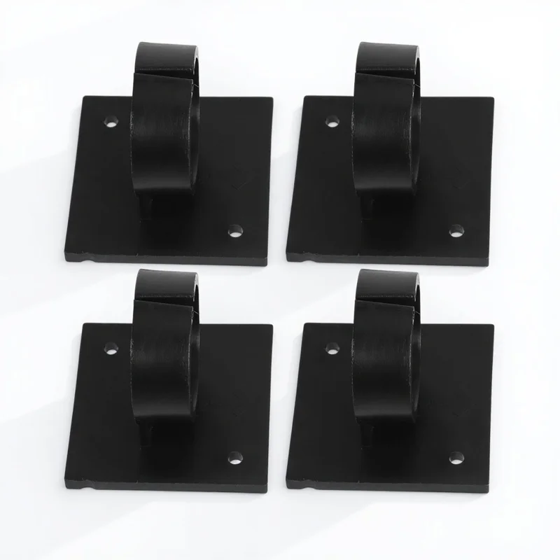 

4Pcs Mic Holder Clip for Microphone Flag Station Logo Display Support Fits Most Wireless Mics Portable Stable Positioning