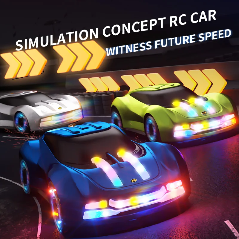 Sports Drift RC Car Intelligent Light Spray Remote Control Car with Cool Lights Dynamic Music