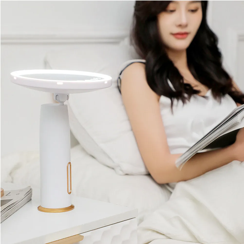 

1Pcs LED Makeup Mirror Premium ABS Mirror with True Color LED Fill Light Simple Chic Design for Women Birthday Valentine Gift